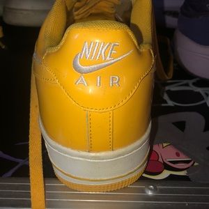 clear toe air force ones